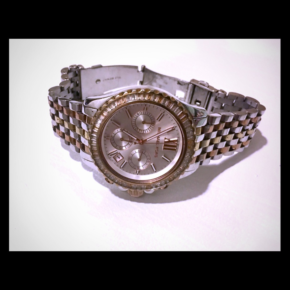 Women’s two tone watch
